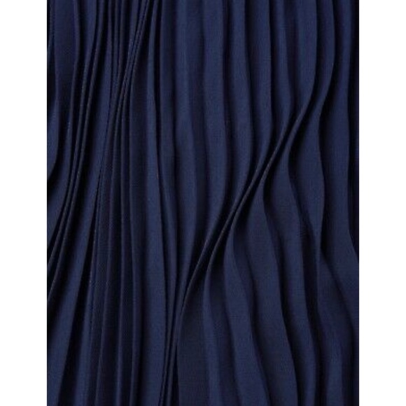 New Lauren Ralph Lauren Pleated Accordion French Navy Skirt Size 6✨ - Picture 11 of 15